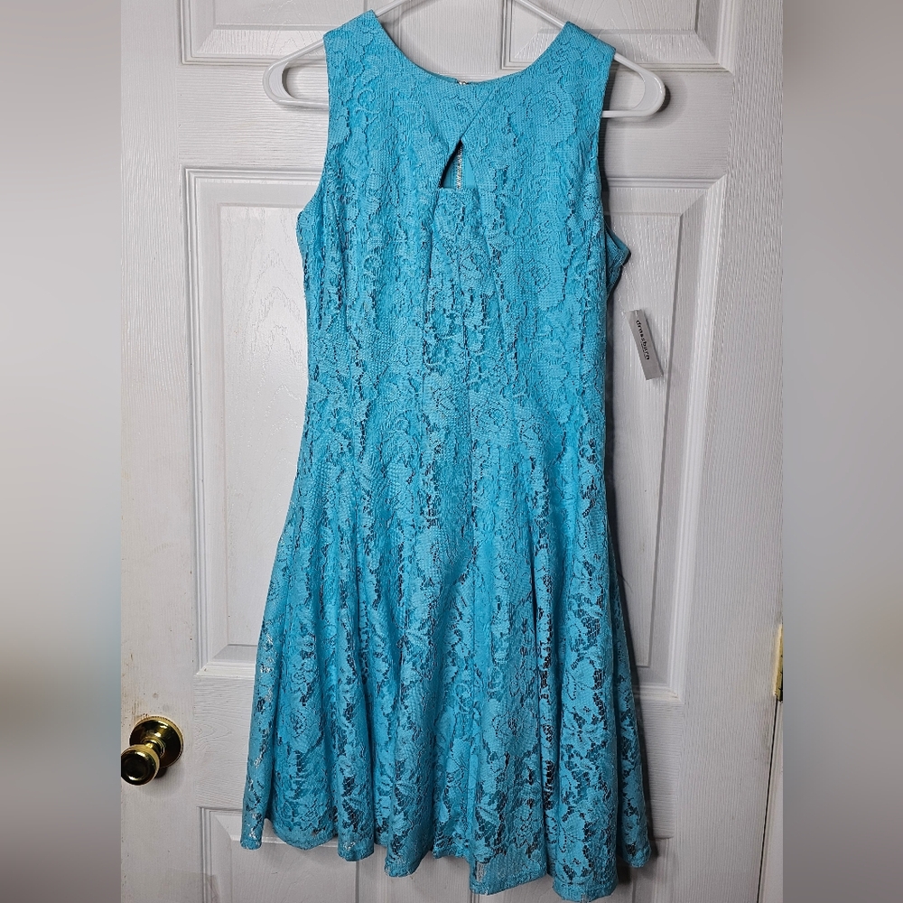 NWT DressBarn Fit & Flare Lace Dress Size 4